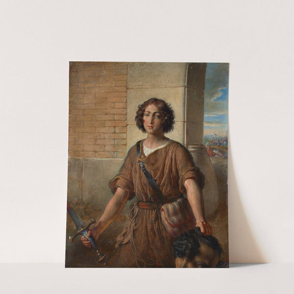 David with the head of Goliath by Johann Peter Krafft