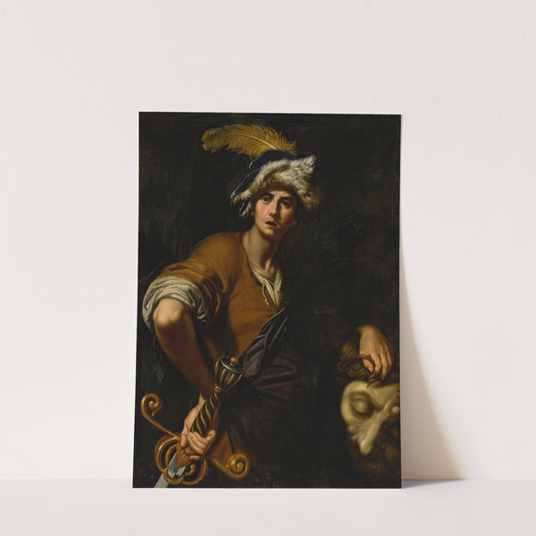 David With The Head Of Goliath by Girolamo Buratti