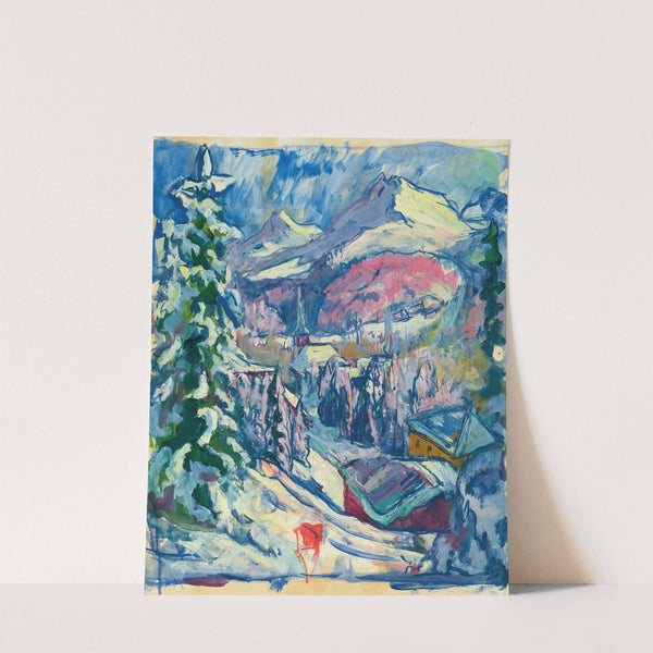 Davos im Winter by Giovanni Giacometti