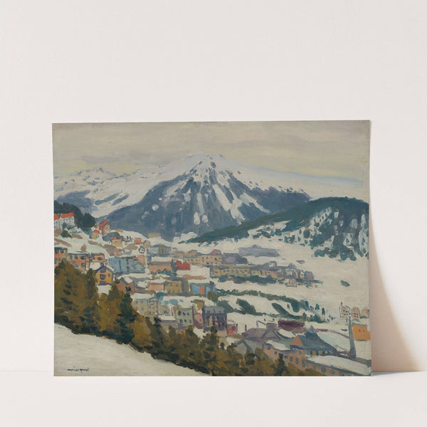 Davos sous la neige (1936) by Albert Marquet