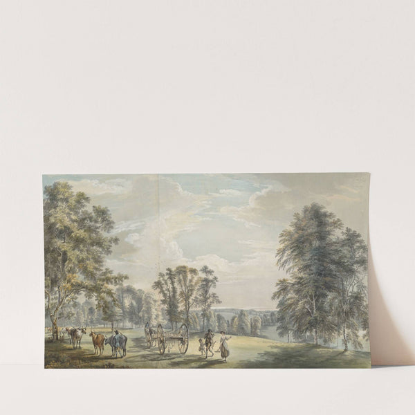 Dawn in Luton Park (1763-1765) by Paul Sandby