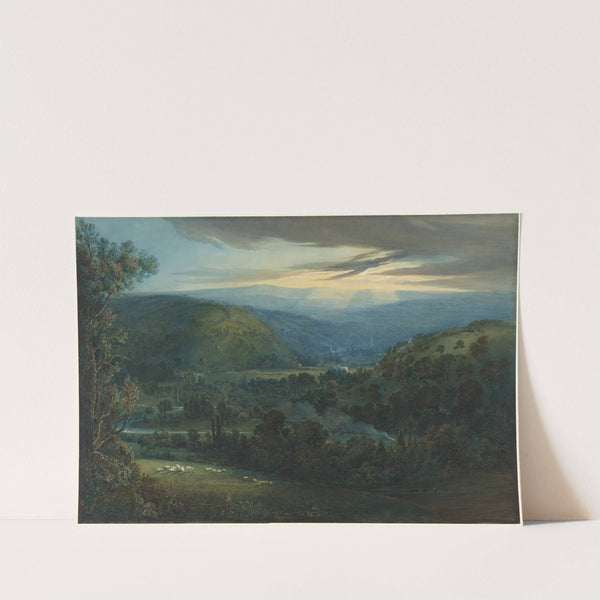 Dawn in the Valleys of Devon by William Turner of Oxford