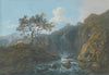 Day – Landscape with Rapids and Cattle