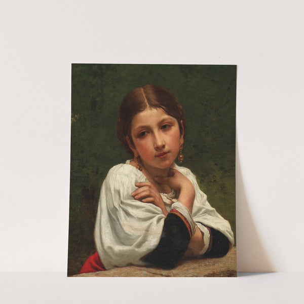 Daydreaming (1870) by François Alfred Delobbe