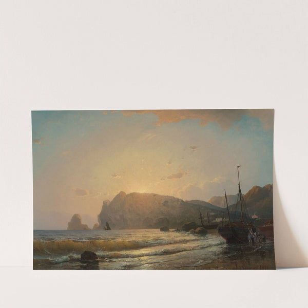 Day’s end (1876) by Carl Frederik Sørensen