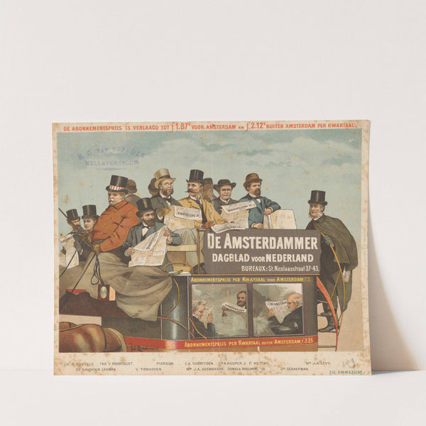 De Amsterdammer. Dagblad voor Nederland (1880-1886) by Johan Braakensiek