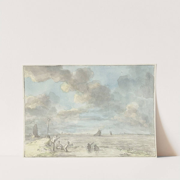 De Baak, een badplaats aan het IJ (1803) by Jurriaan Andriessen