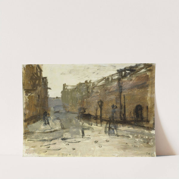 De Baan in Rotterdam by George Hendrik Breitner