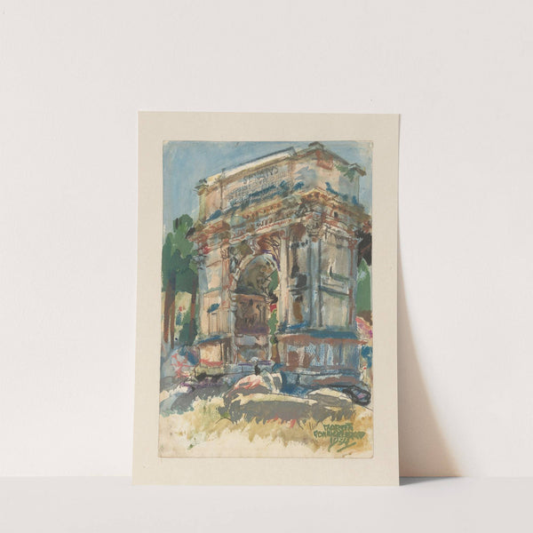 De boog van Titus, Rome by Martin Monnickendam