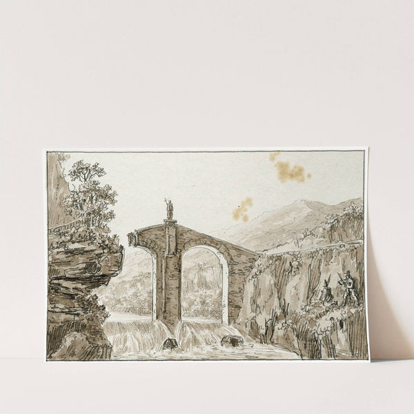 De brug van Almaraz by Otto Howen