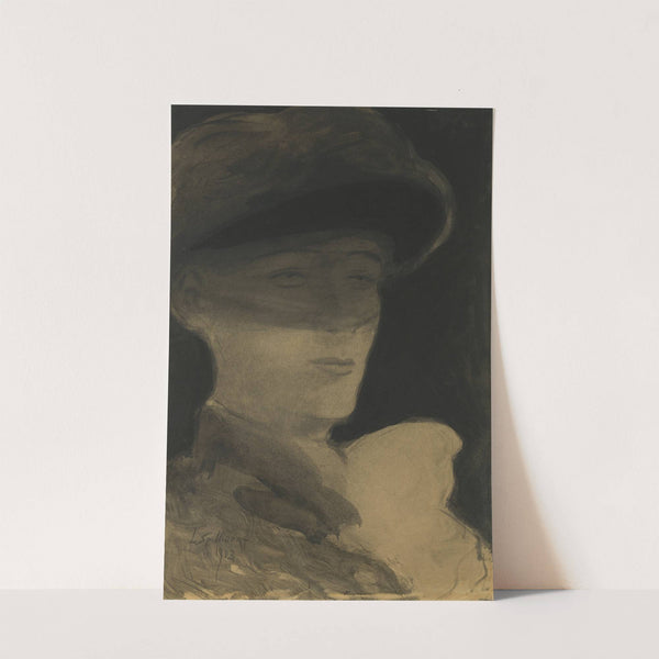 De dame met sluier by Léon Spilliaert