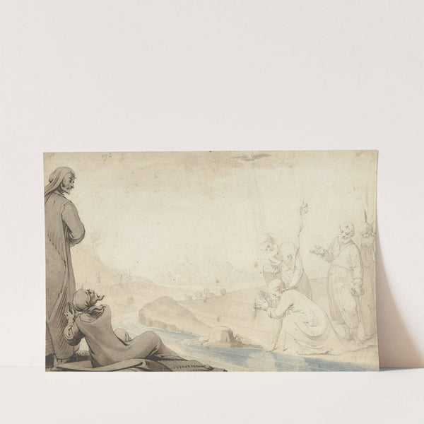 De doop van Christus by Gerard ter Borch