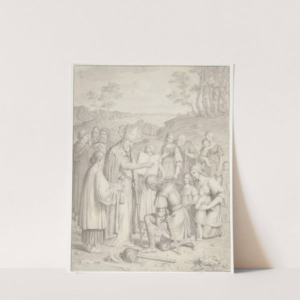 De første danskes kristne dåb by Johan Ludvig Lund