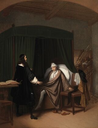 De gebroeders De Witt in de Gevangenpoort, Anno 1672