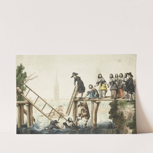 De gebroken brug, Harmen ter Borch, c. 1655 by Gesina ter Borch