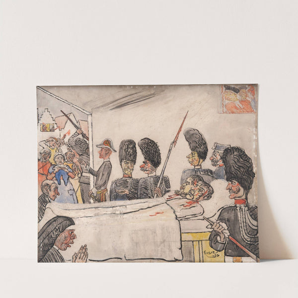 De gendarmen by James Ensor