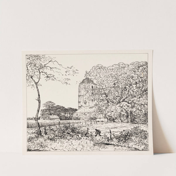 De Grote Kerk te Veere (1883) by Johannes Frederik Engelbert ten Klooster