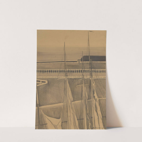 De haven te Oostende by Léon Spilliaert