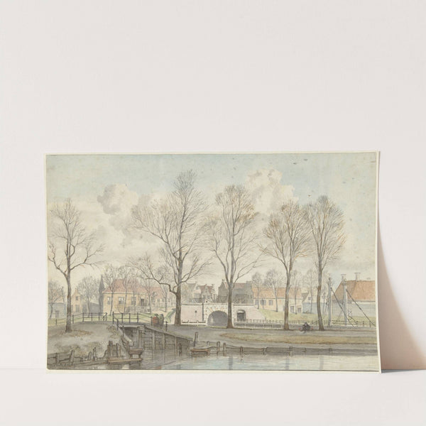 De Heerenpoort te Leiden by Jan Ekels the elder