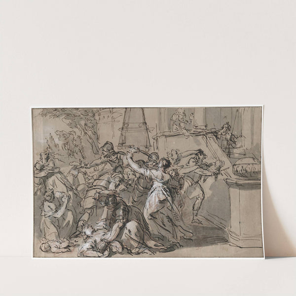 De kindermoord te Bethlehem by Jacob de Wit