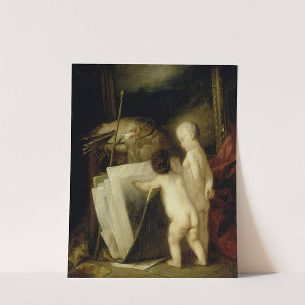 De kleine kunstliefhebbers by Hippolyte Michaud