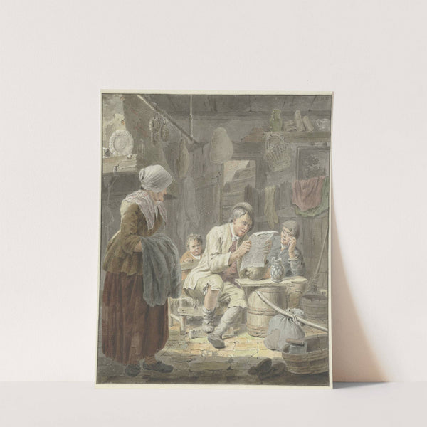 De krantlezer by Cornelis van Noorde