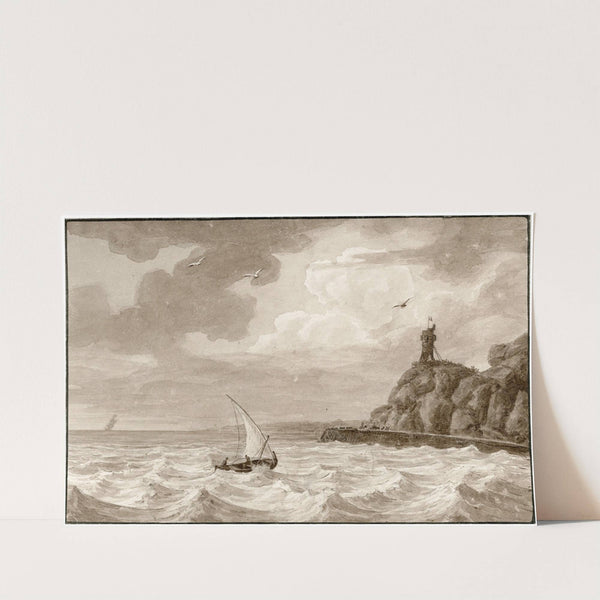 De kust bij Benicarsi by Otto Howen