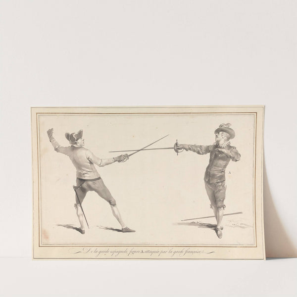 De la Garde Espagnole, Figure A Attaqueé par la Garde Françoise by James Gwin