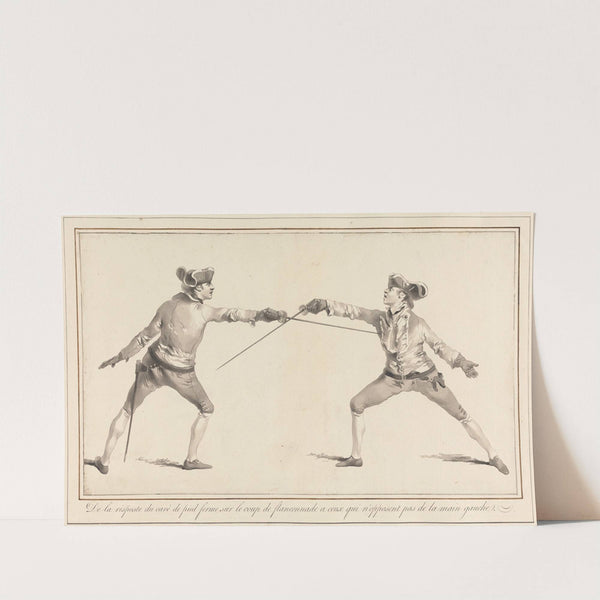 De la Risposte du Cavé de Pied Ferme sur le Coup de Flanconnade a ceux qui n'Opposent pas de la Main Gauche by James Gwin