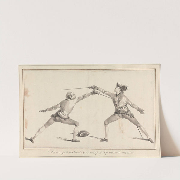 De la Risposte en Seconde aprés Avoir paré la Quarte sur les Armes by James Gwin