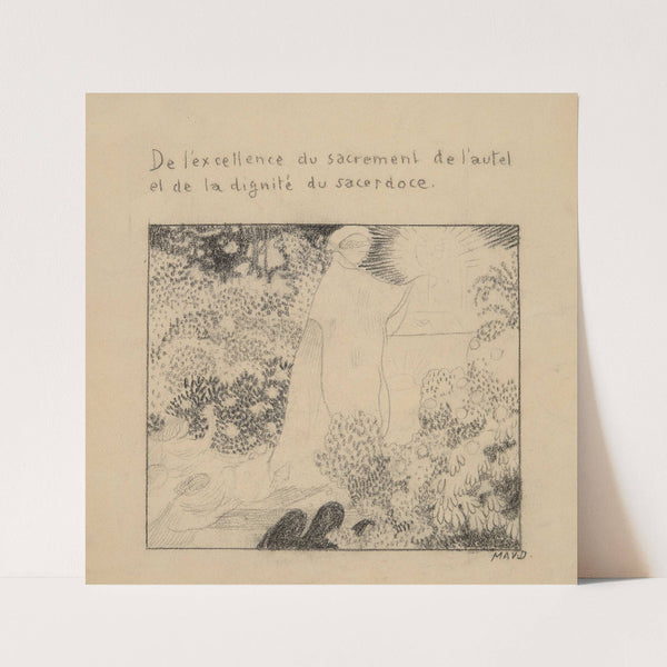 De l’excellence du sacrement et de la dignite du sacerdoce (ca. 1893) by Maurice Denis