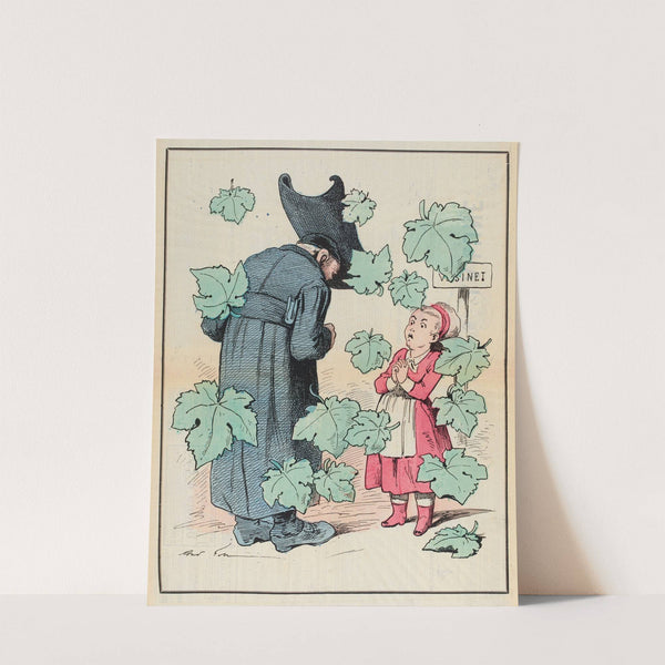 De l’utilité des feuilles dans la vigne du Seigneur (1879) by André Gill