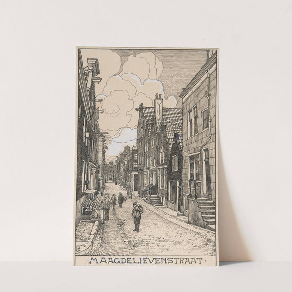 De Maagdelievenstraat te Amsterdam by Willem Wenckebach