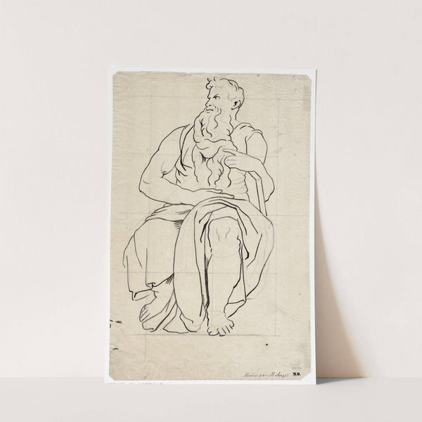 De Mozes van Michelangelo by David Humbert de Superville