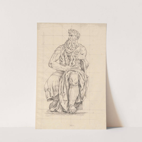 De Mozes van Michelangelo by David Humbert de Superville