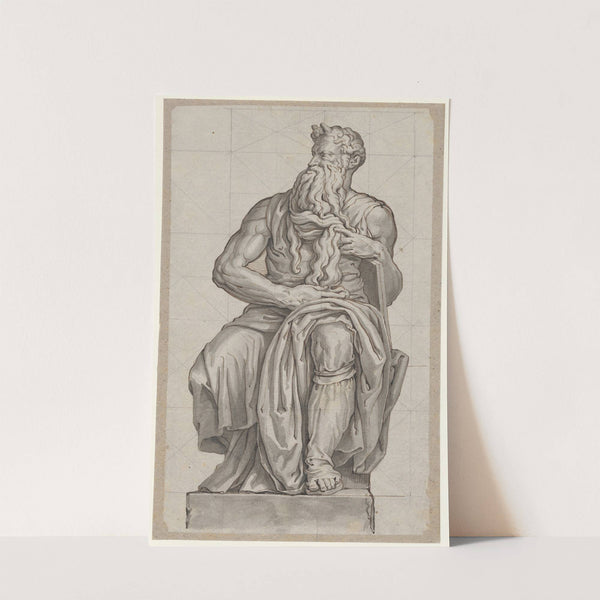 De Mozes van Michelangelo: sculptuur by David Humbert de Superville