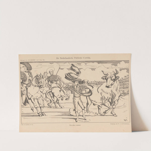 De Nederlandsche Politieke Corrida (1897) by Willem van Konijnenburg