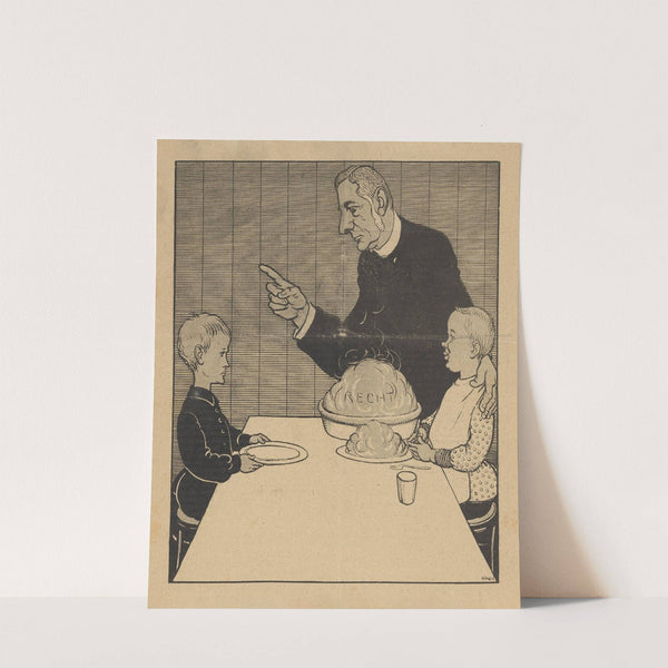De Notenkraker, 15 juni 1907 ; Christelijke naastenliefde (1907) by Albert Hahn