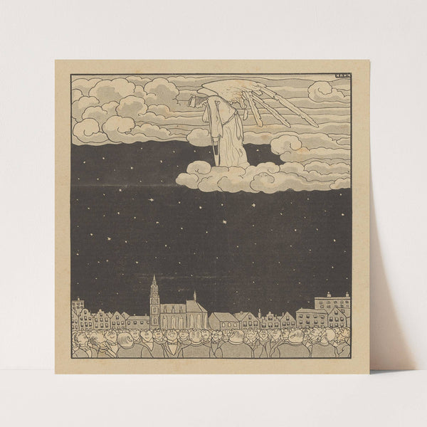 Ontwerp voor een prentenstandaard (1887 - 1911) by Gust van de Wall Perné