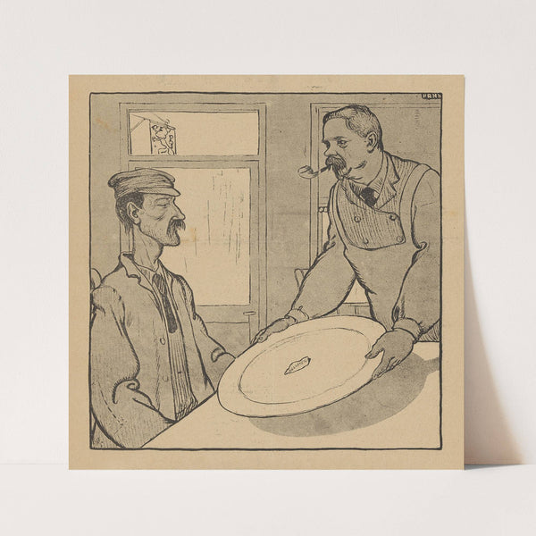 De Notenkraker, 21 september 1907 ; In het Volkskoffiehuis ‘De Ned. Leeuw’ (1907) by Albert Hahn