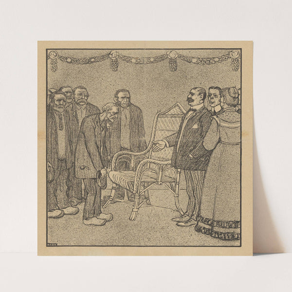 Silhouet van een poes (1884 - 1917) by Nelly Bodenheim