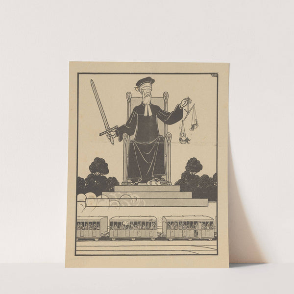 De Notenkraker, 7 december 1907 ; De blinde justitie by Albert Hahn