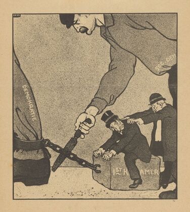De Notenkraker, 8 juni 1907 ; De Staten-verkiezingen