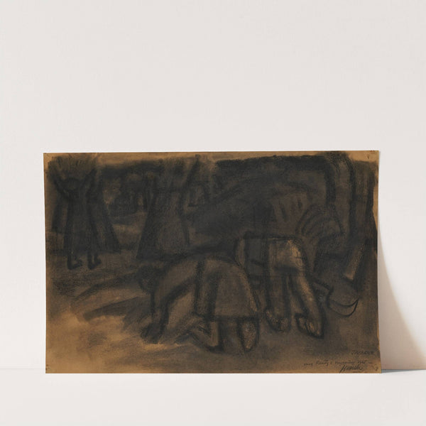 De oogst (1945) by Constant Permeke