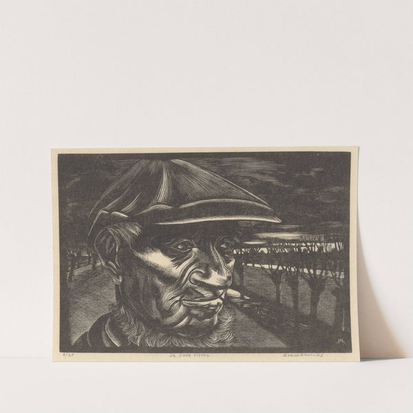 De oude visser (1911 - 1943) by Arend Hendriks