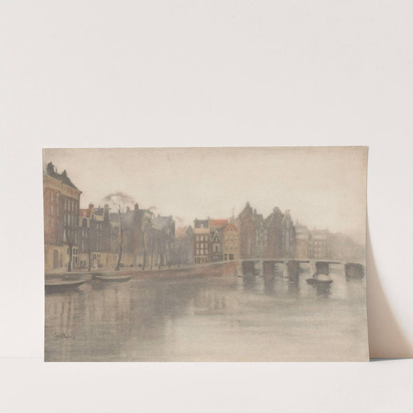 De Oude Waal te Amsterdam by Willem Witsen