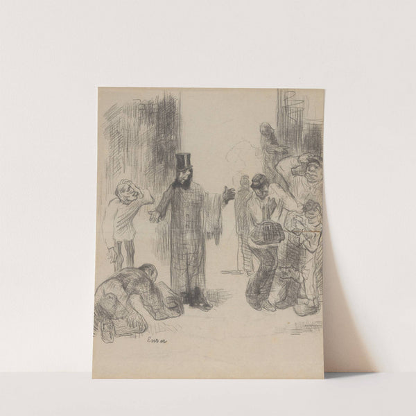 De pakjesdragers by James Ensor