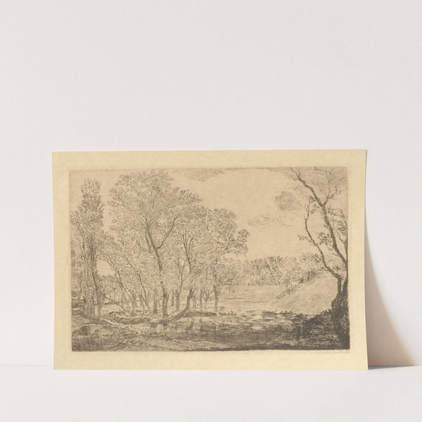 De poel met populieren by James Ensor