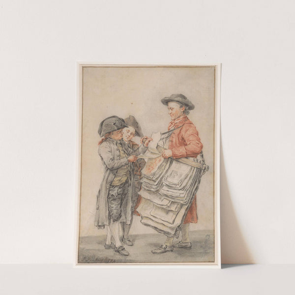 De prentverkoper by Jacob Perkois