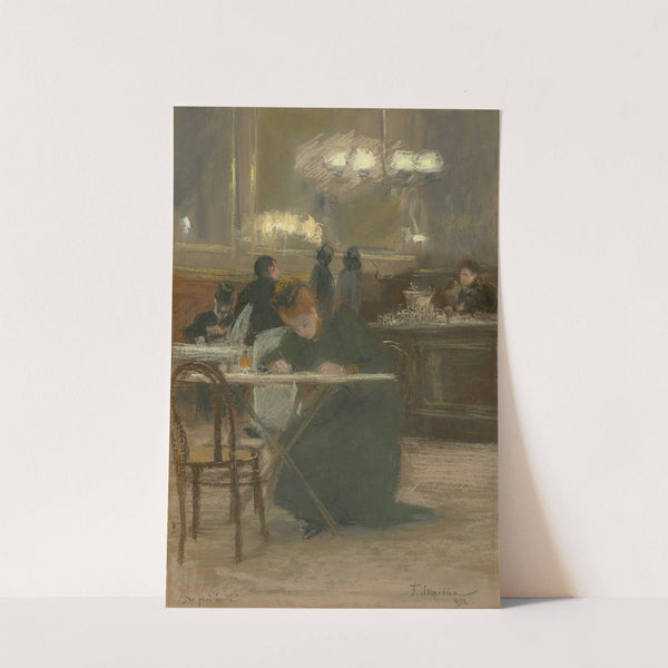 De quoi écrire (1892) by Franz Skarbina